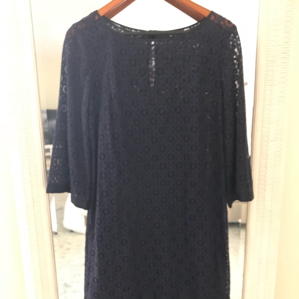 Eyelet lace A-line Laundry by Shelli Segal dress